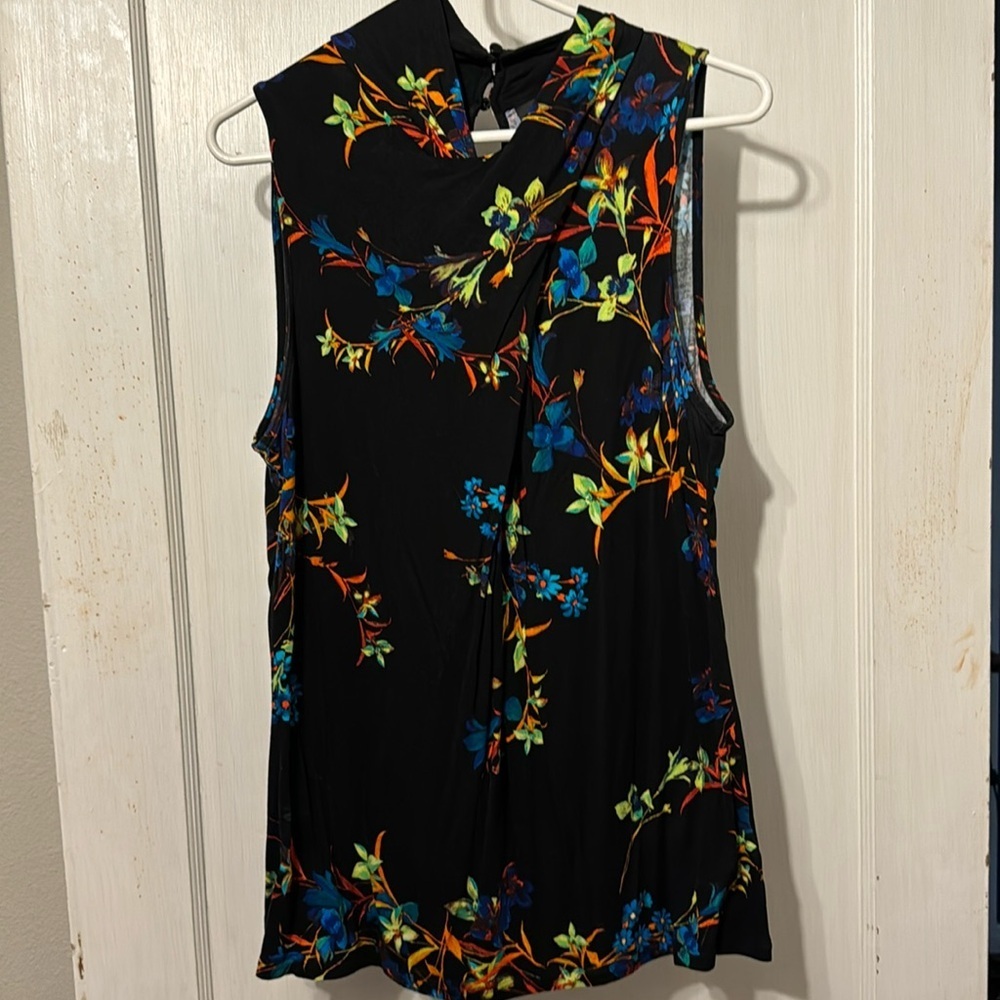 Tropical casual tank top